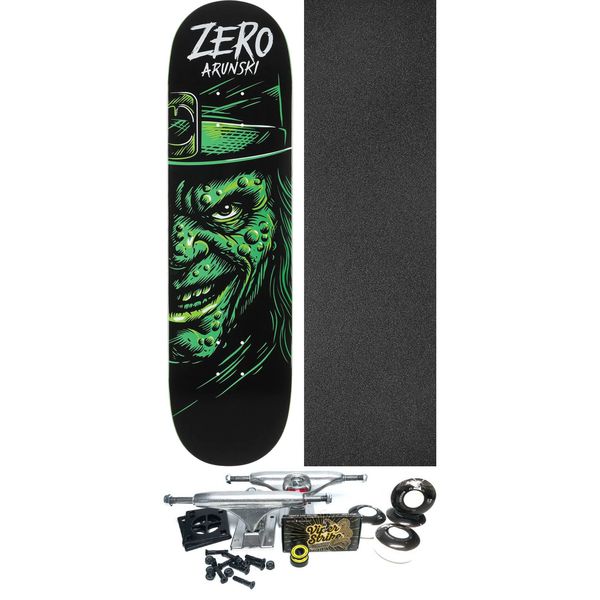 Zero Skateboards Adam Arunski Fright Night 2 Leprechaun Skateboard Deck - 8.5" x 32.3" - Complete Skateboard Bundle